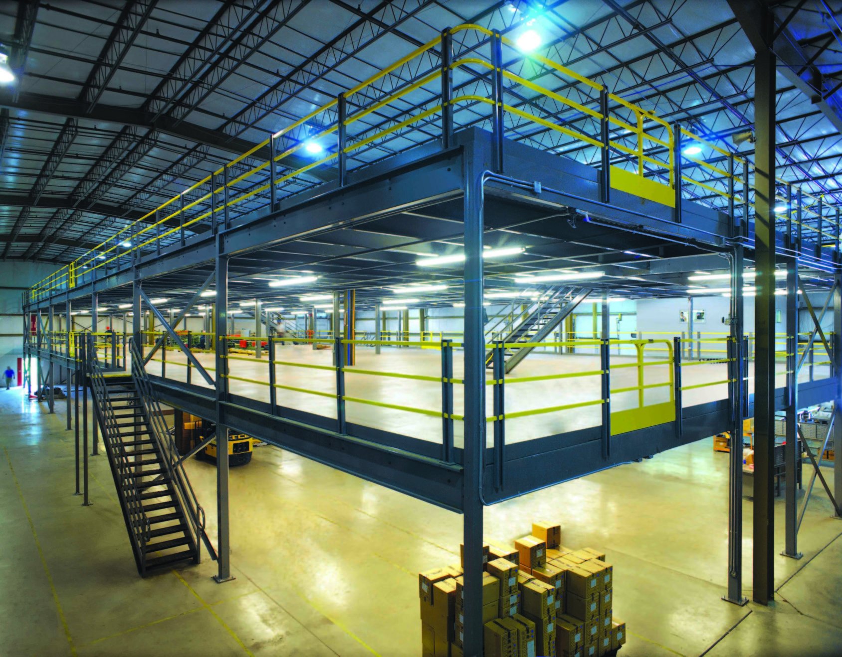 ABCO Systems mezzanine warehouse design